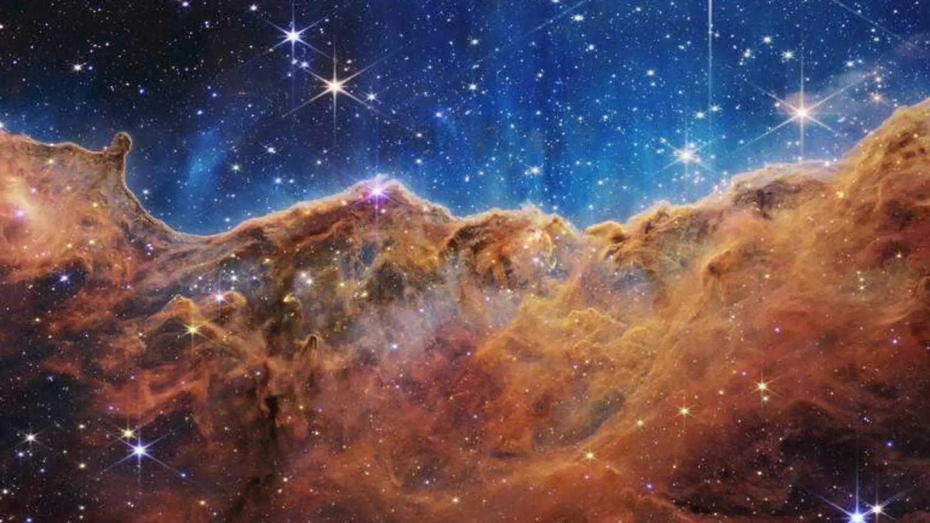 La Nebulosa de Carina pudo ser retratada con gran nitidez por el telescopio James Webb